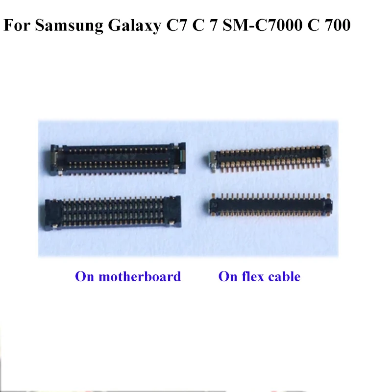 2 шт. док разъем Micro USB зарядный порт FPC коннектор для Samsung Galaxy C7 C 7 SM C7000 logic на