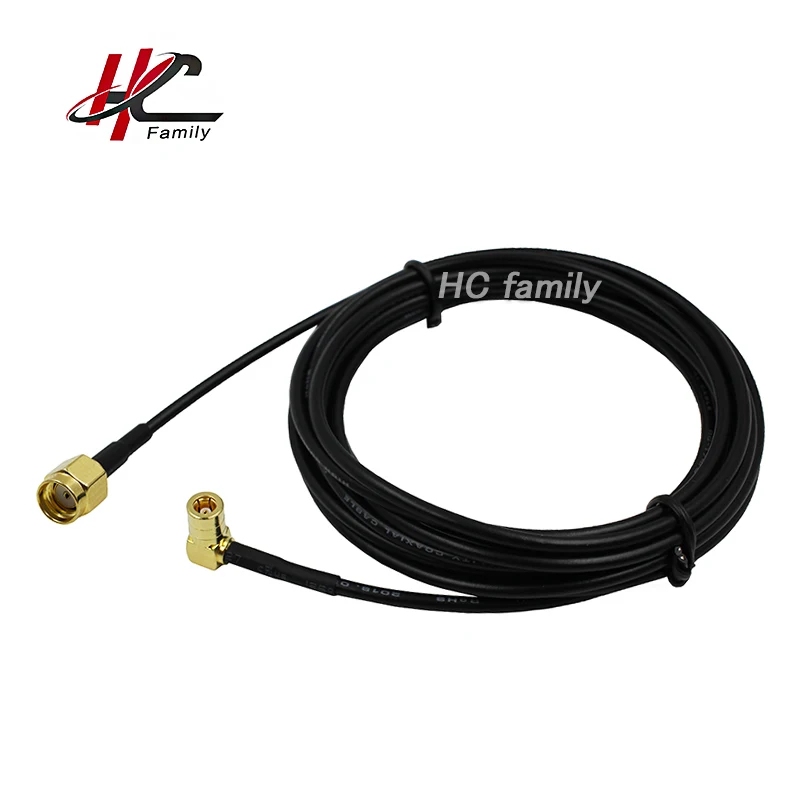 1 м 39 5 дюйма прямоугольный SMB разъем мама для RP SMA RG174 коаксиальный кабель |