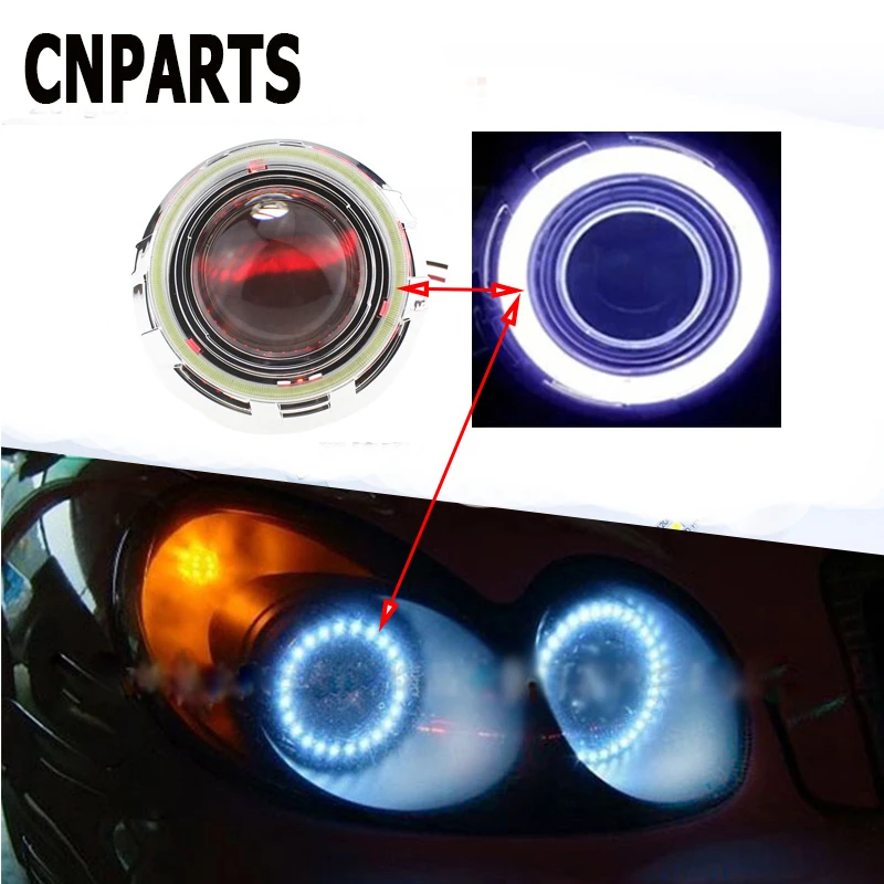 CNPARTS 2 шт. автомобильному кольцу Ангельские глазки фар декоративные светильники