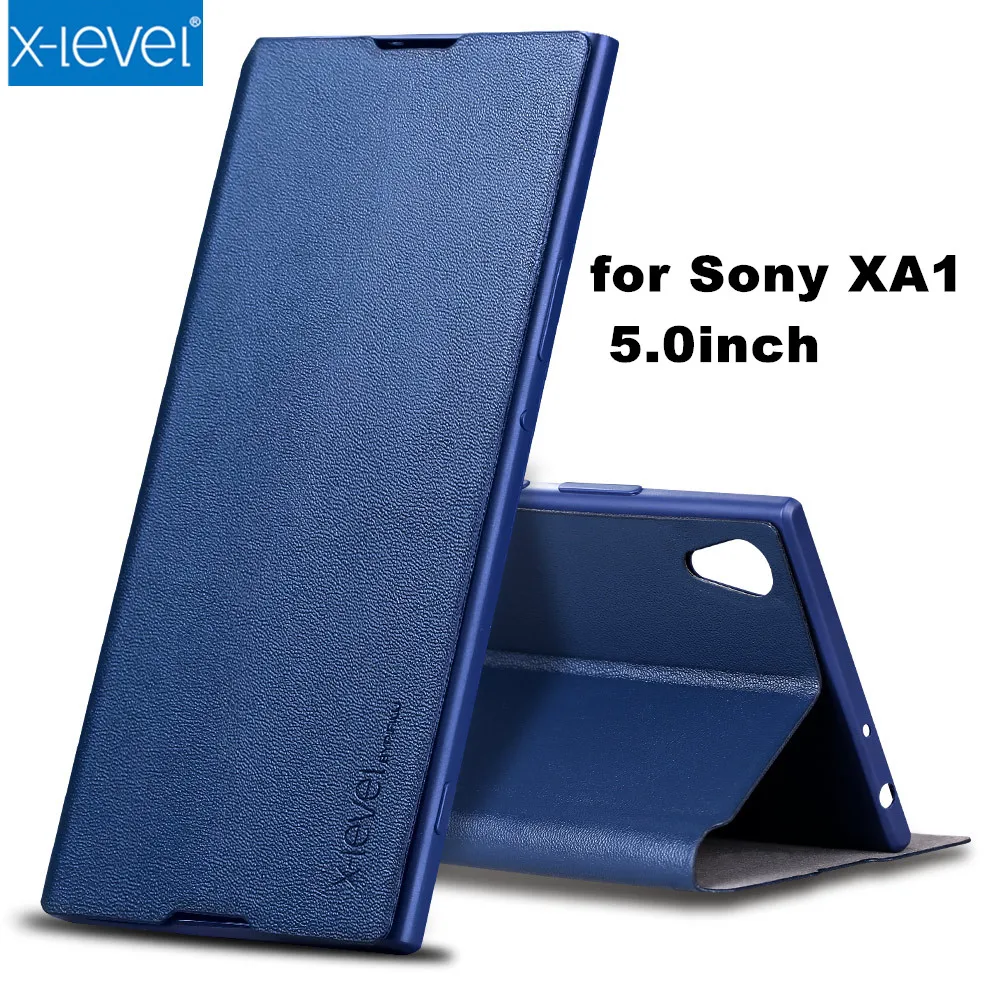 Чехол книжка из искусственной кожи для Sony Xperia XA1 чехол телефона G3121 G3125 G3123 две Sim