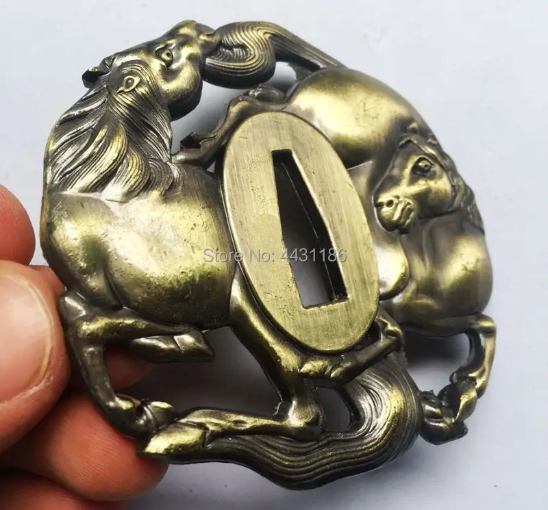 Лошадь TSUBA защита рук японский меч катана DIY фитинги из сплава не отправляется в