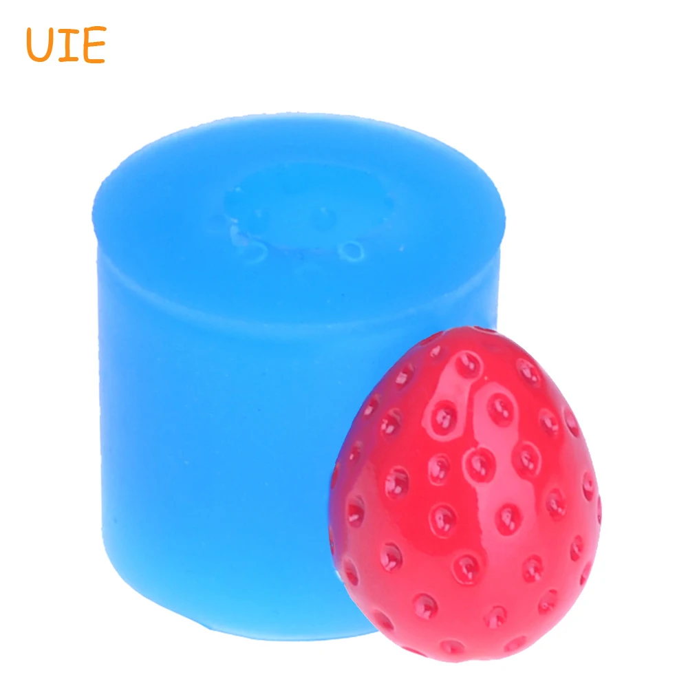 SYL074U 25 4 мм 3D клубника Гибкие Силиконовые Формочки Для фрукты форма для выпечки
