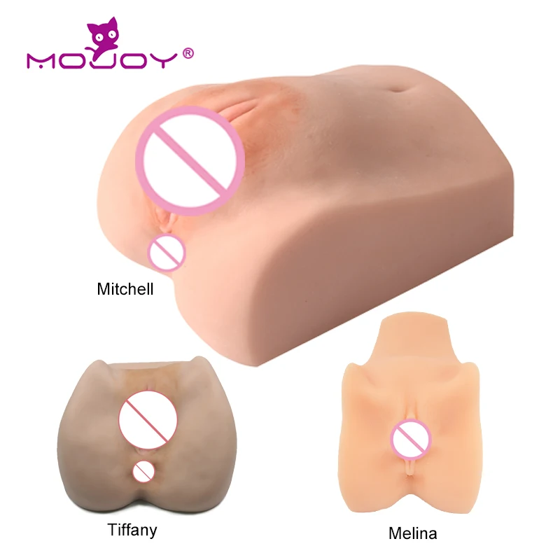 MOJOY 4D двухканальная искусственная настоящая киска Вагина задница мужские куклы