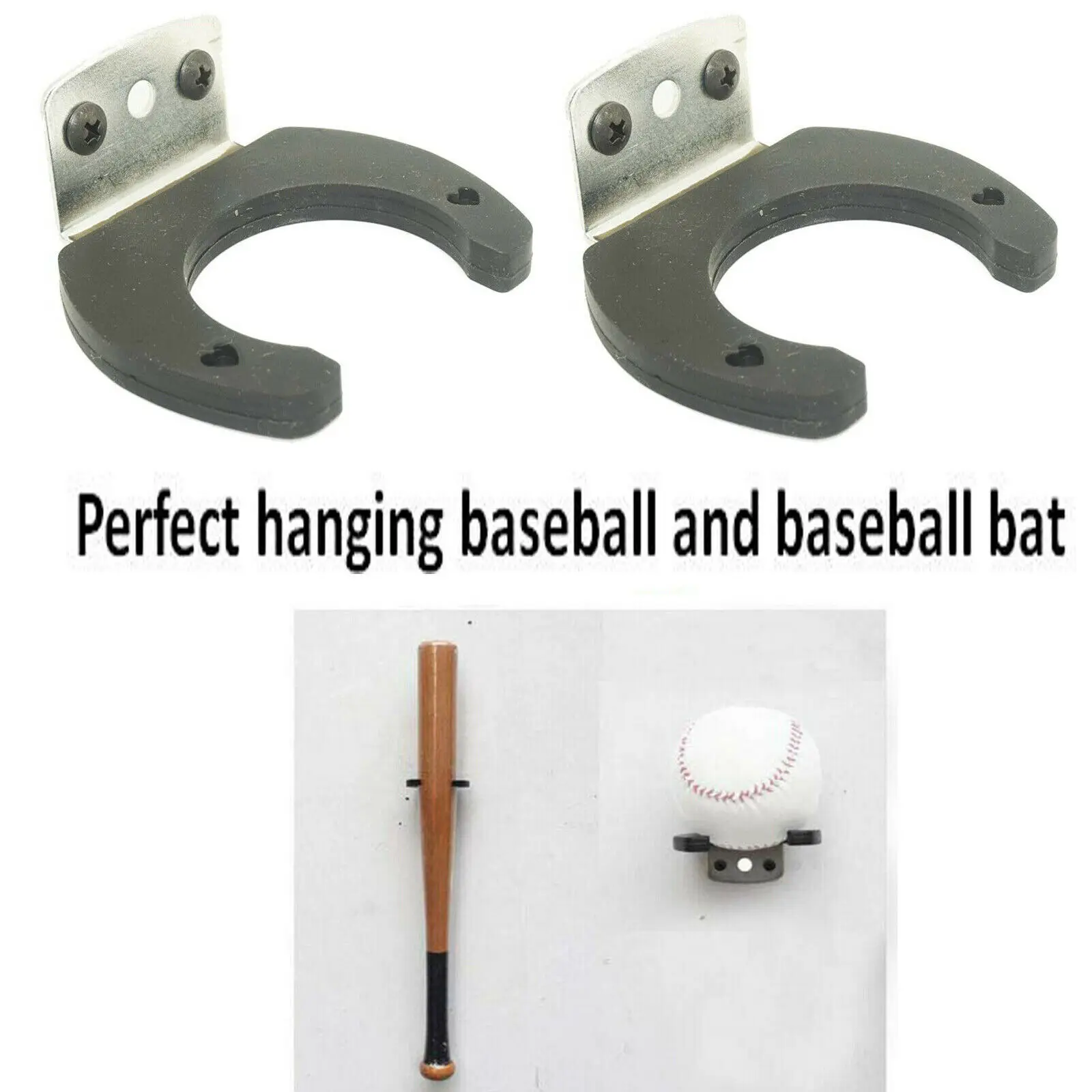 2 шт./лот Вертикальная бейсбольная бита Софтбол Летучая мышь дисплей настенное