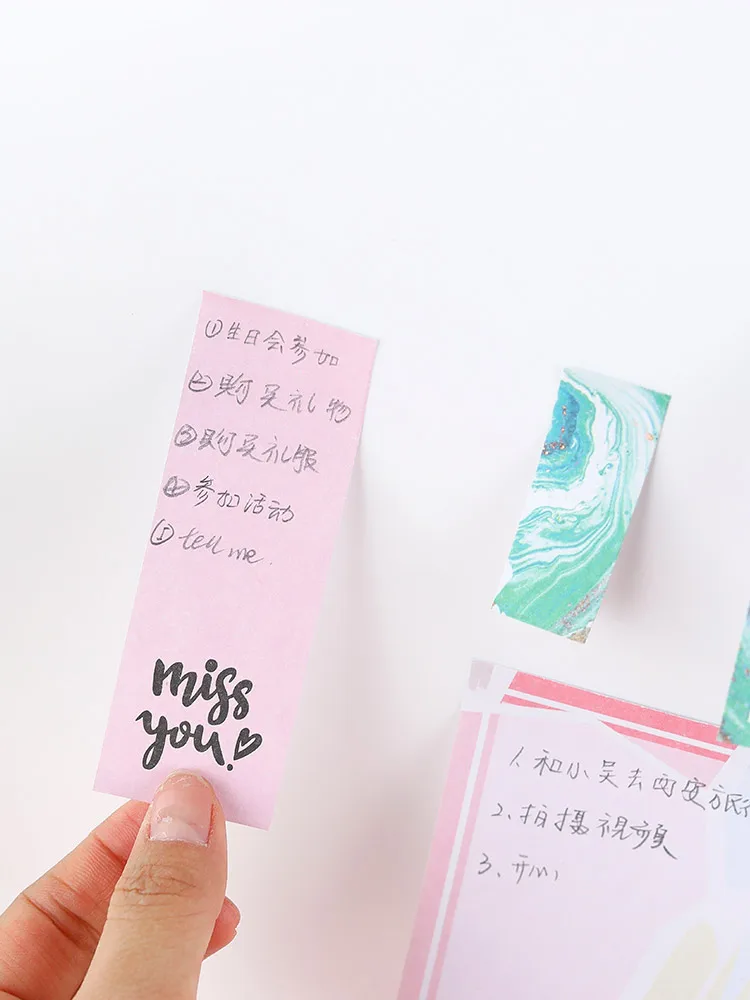 Kawaii канцелярские товары бумага для записей портативная записная книжка блокнот