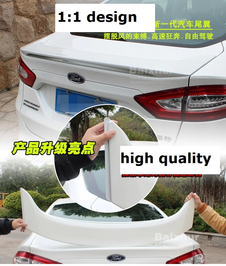 

fit for FORD MONDEO Baixhur 2013 ABS high quality Spoiler spoiler Wing rear wing different colors