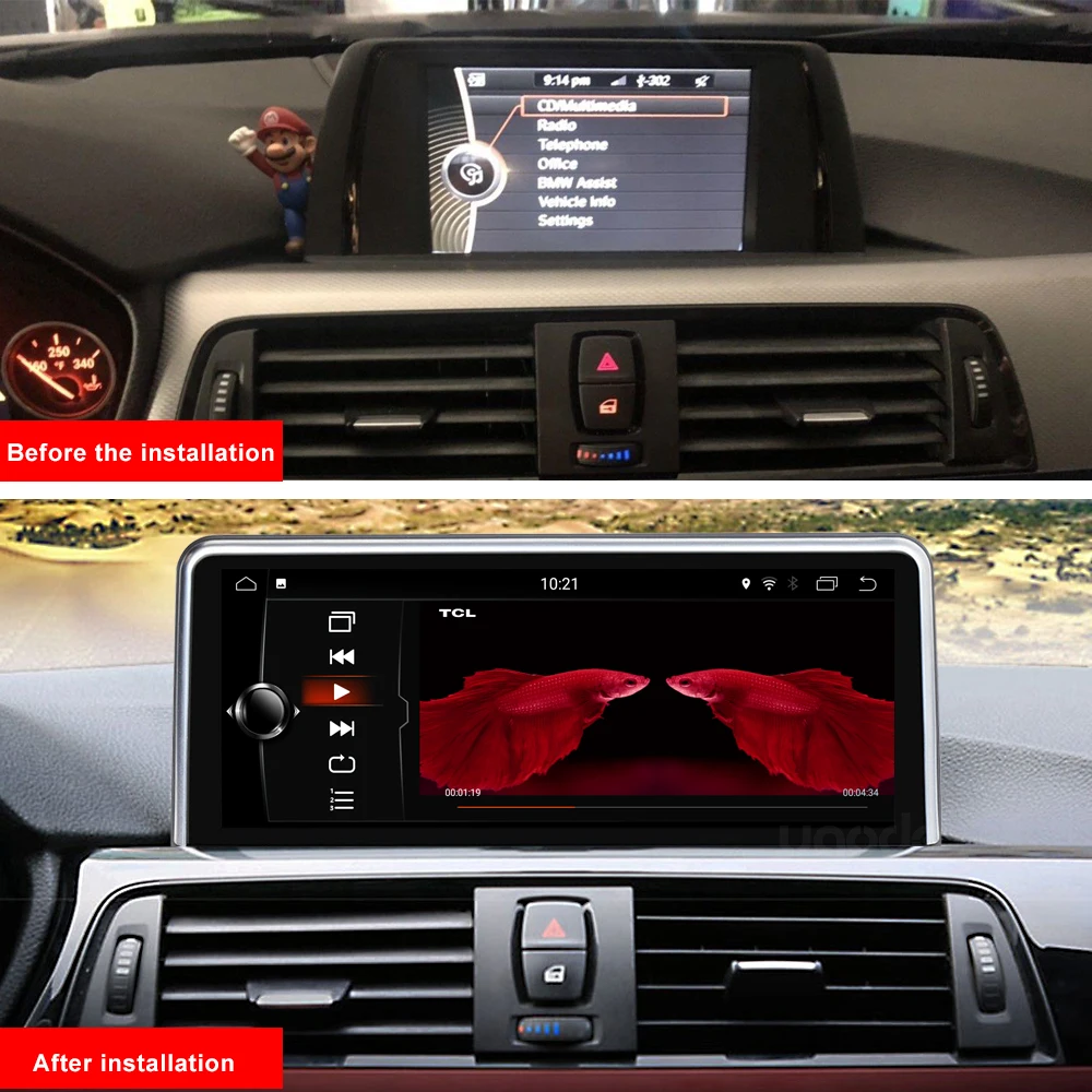 Автомобильный мультимедийный плеер uasco PX6 стерео-навигатор на Android 9 0 с GPS для BMW X1