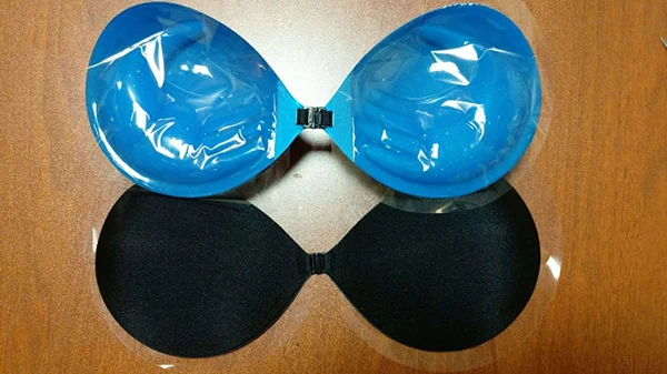 3cm Supper Thick Foam Self Adhesive Bra Backless and strapless Cotton Fabric Women Bras for Dress and Bikini