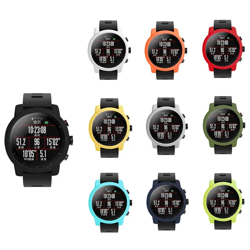 Защитный силиконовый чехол для наручных часов Amazfit Stratos 2 IJS998|Смарт-аксессуары| |