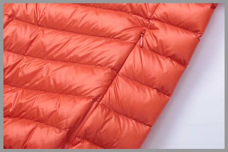 LANBAOSI Сверхлегкий подпушка куртка с капюшоном для мужчин Packable тонкий короткий легкий ветрозащитный белая утка фугу пальт