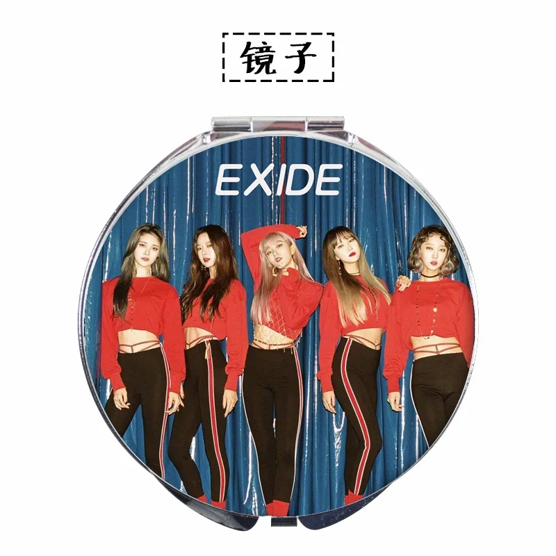 [MYKPOP]EXID FULL наклейка луна зеркало для макияжа KPOP Fans Collection SA18081607|Игровые фигурки и
