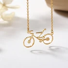 Ожерелья и подвески для велосипедов, колье, Мужская Золотая цепочка, ожерелье для женщин, Мужская Современная нержавеющая сталь, Модная бижутерия, ювелирные изделия