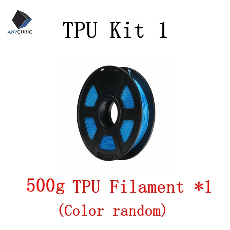 TPU Kit 1 ANYCUBIC набор нитей TPU для 3d принтера 1,75 мм гибкий цветной дополнительный 500 г/рулон резиновых расходных материалов 3d принтер материал комплект - Цвет: TPU Kit 1