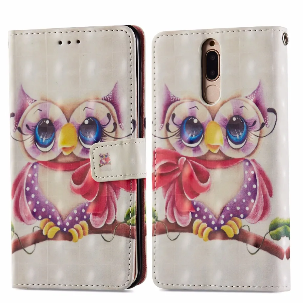 Leather Case For Huawei Nova 2i Mate 10 Lite phone case for coque Honor 9i Maimang 6 Cases Wallet Flip cover mate lite l | Мобильные