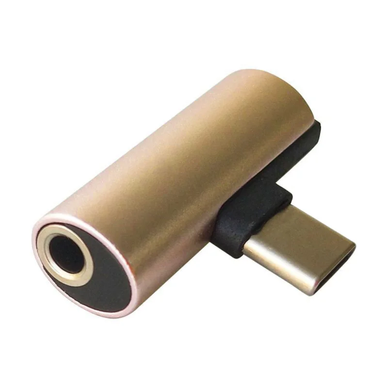 Адаптер для наушников с USB Type C на 3 5 мм разъем Aux 2 в 1 двойной разветвитель зарядное
