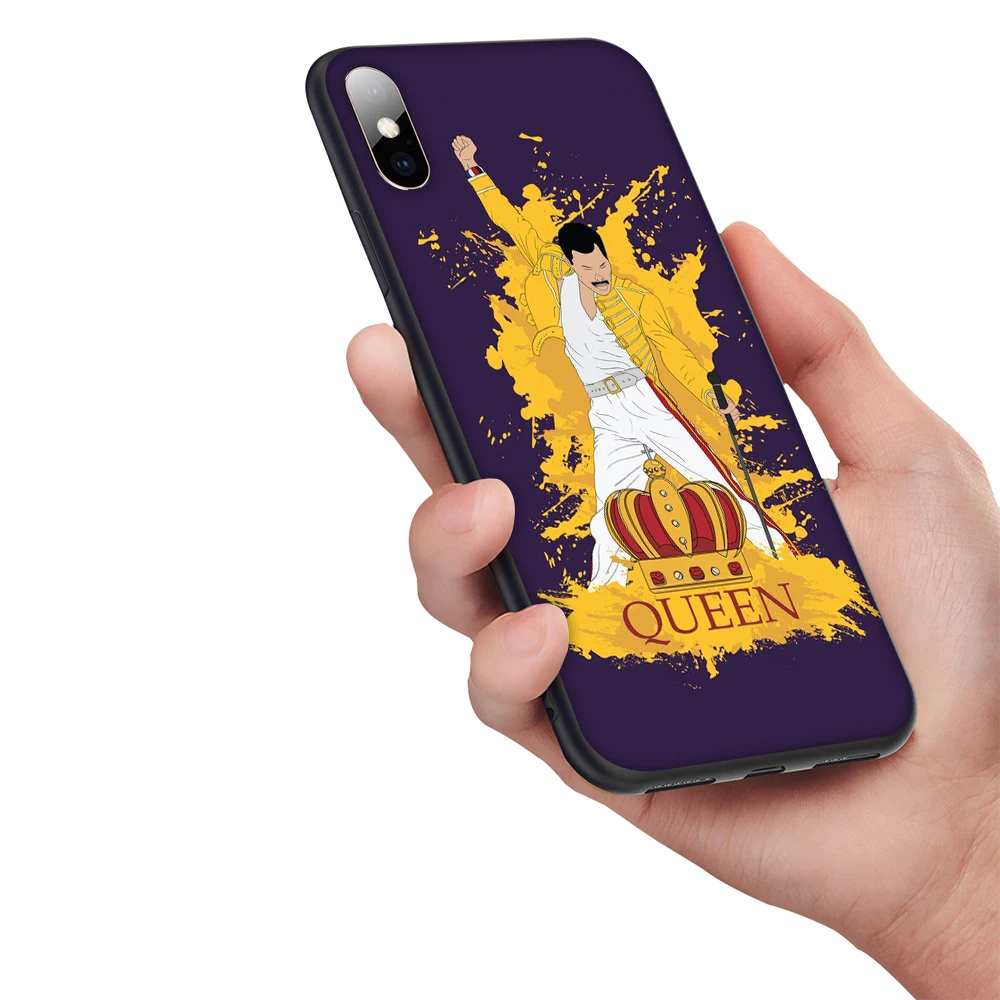 WEBBEDEPP Freddie Mercury Queen band TPU чехол для Apple iPhone 6 6S 7 8 Plus 5 5S SE X XS MAX XR мягкий чехол|Бамперы| |