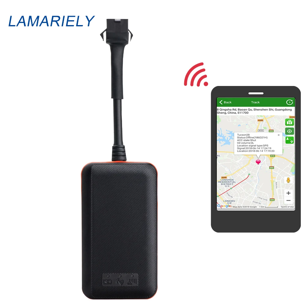 Мини GPS трекер Автомобильный водонепроницаемый IP66 TK108 2G/GSM локатор Отключение