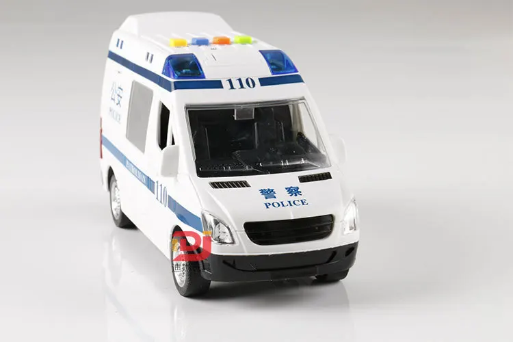 Большой размер, 1:16, Инерционная модель скорой помощи, поющие стихи, модель автомобиля, детский игрушечный автомобиль, голосовые поп-песни, читающие стихи Тан