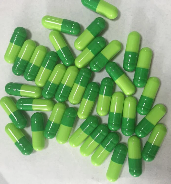 (10 000pcs/bag) 1# green/ light green Empty Gelatin Capsule gel -- Separated&ampJoined are availabled | Инструменты