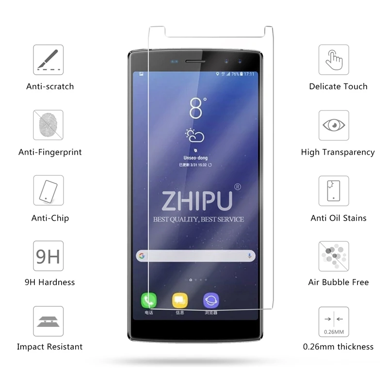 10 шт. закаленное стекло Для DOOGEE BL12000 Pro протектор экрана 2.5D Закаленное