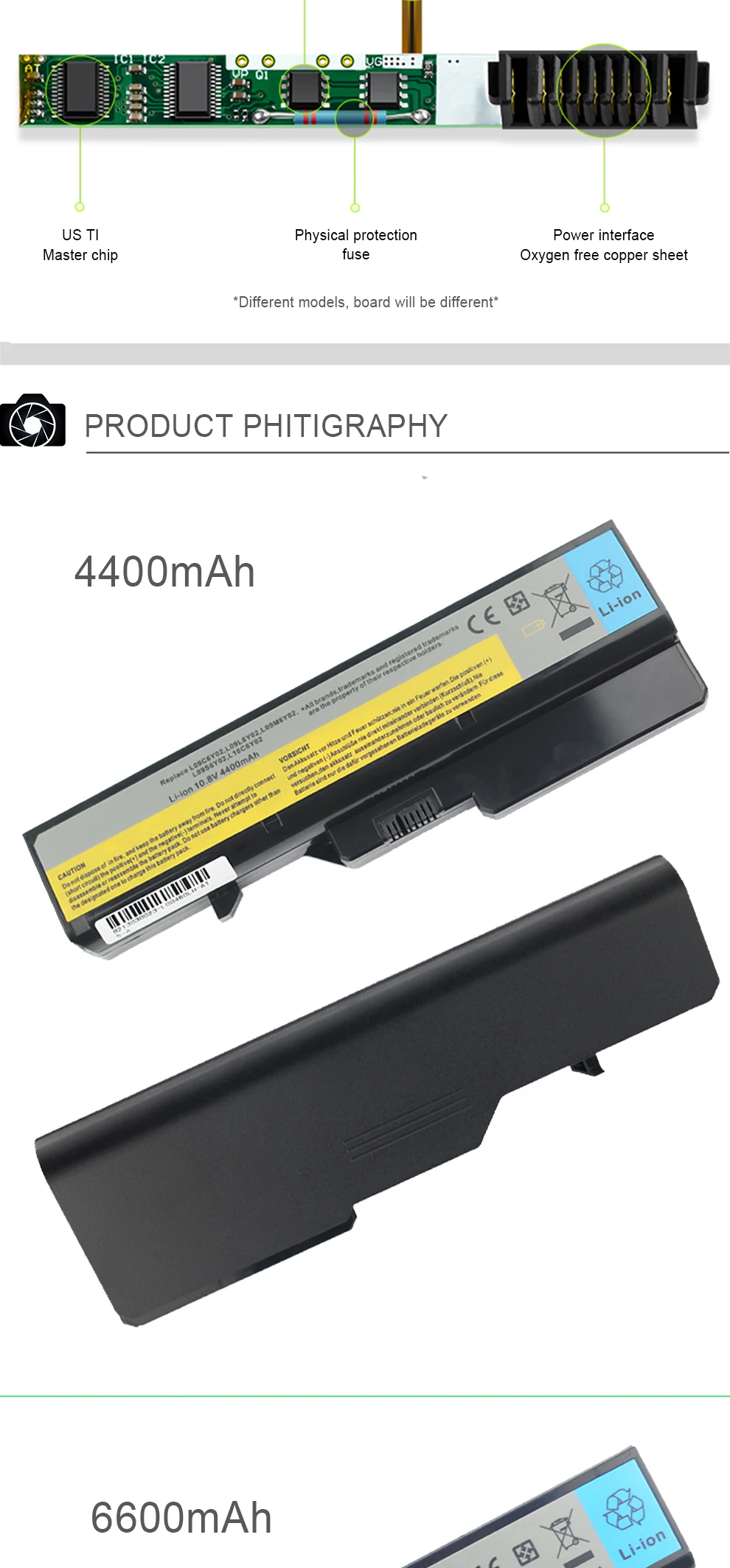 6600 мА/ч, 4400mAh лаптоп с Батарея для lenovo G460 G465 G470 G475 G560 G565 G570 G575 G770 Z460 V360A E47G Z370 L10M6F21 L09S6Y02