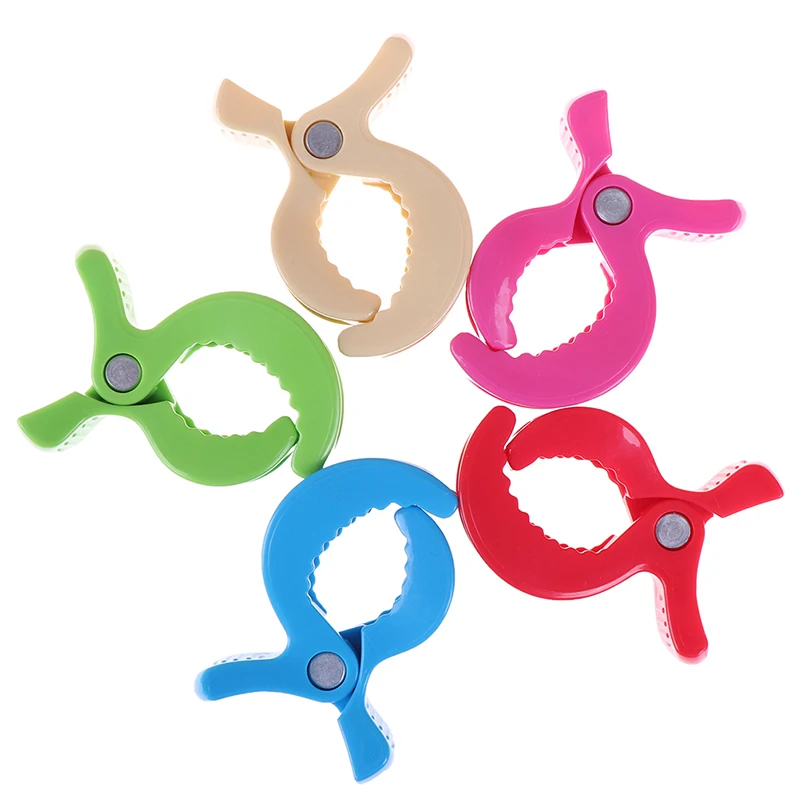 Новые цветные пластиковые детские автомобильные аксессуары коляски зажимы для