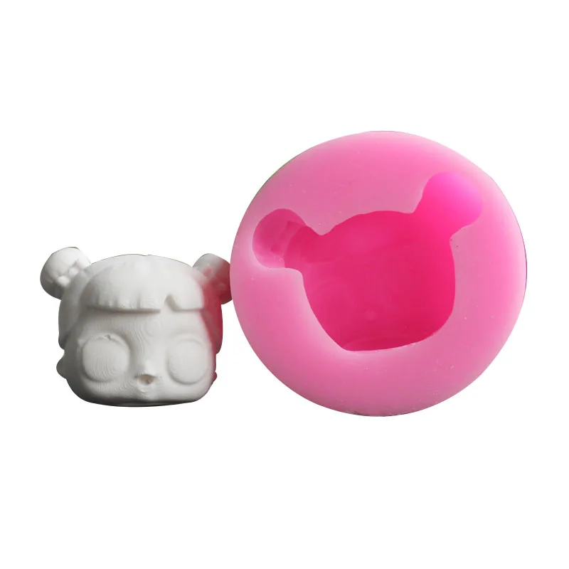 Силиконовая форма голова ангела сделай сам сахарный шоколадный инструмент для