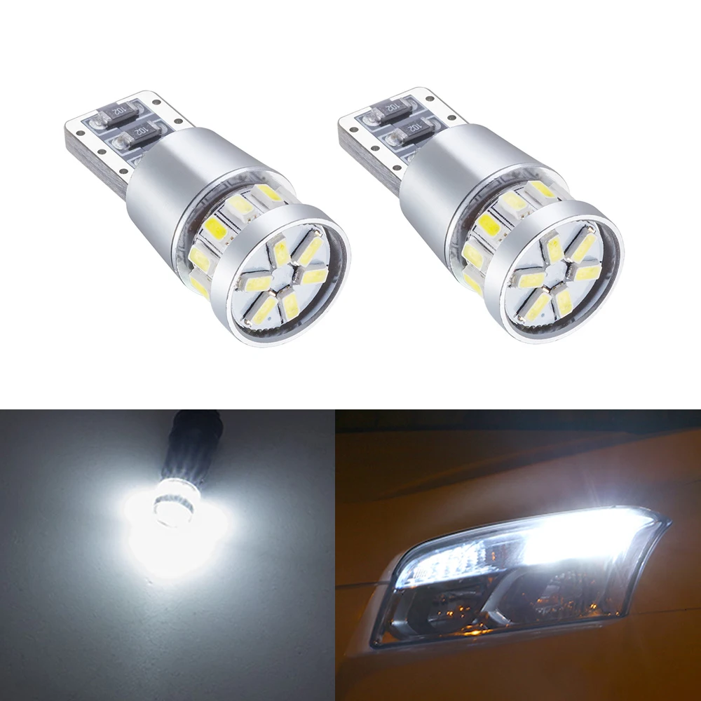 YIJINSHENG 2 шт. автомобильный T10 led w5w супер яркая 18 30smd Светодиодная лампа без
