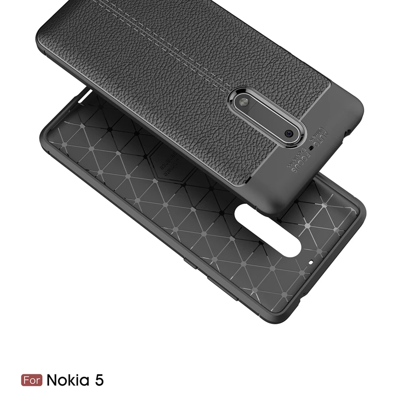 Чехол для Nokia 5 / Nokia5 2 дюйма задняя защитная крышка смартфона Мягкий