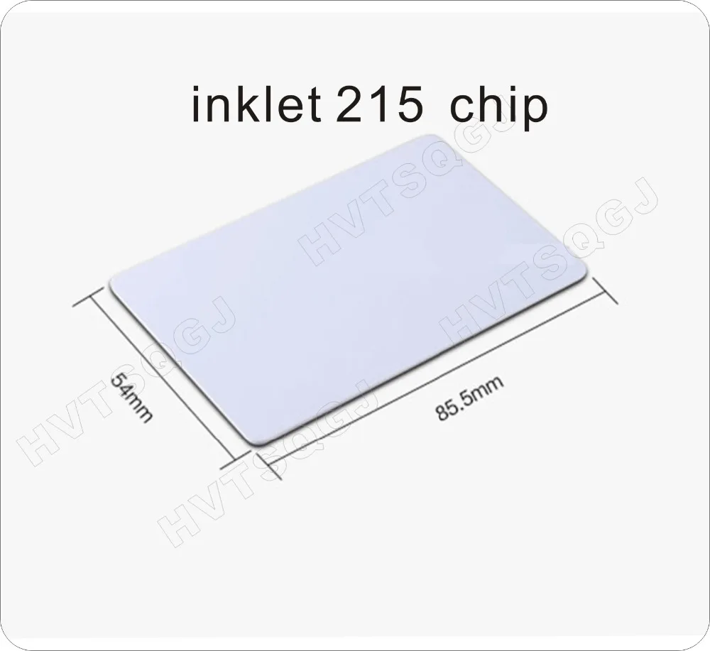 

10000pcs Cr80 Size 504Byte PVC Plastic White RFID NFC 215 chip Card Blank