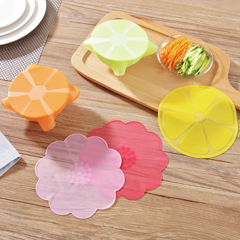 Fruit Silicone Saran Wrap Reusable Cling Film Seal Cover Stretch Kitchen Microwave Oven Sealing Cap Refrigerator Wrap