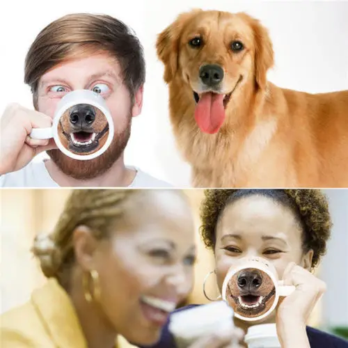 Забавная свинья/собака нос керамическая кофейная кружка поросенок собачка чашка