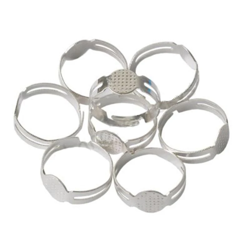 

Новое высококачественное железное плоское основание для кольца оптовая продажа ювелирных изделий золото серебро DIY кольцо ювелирные аксес...