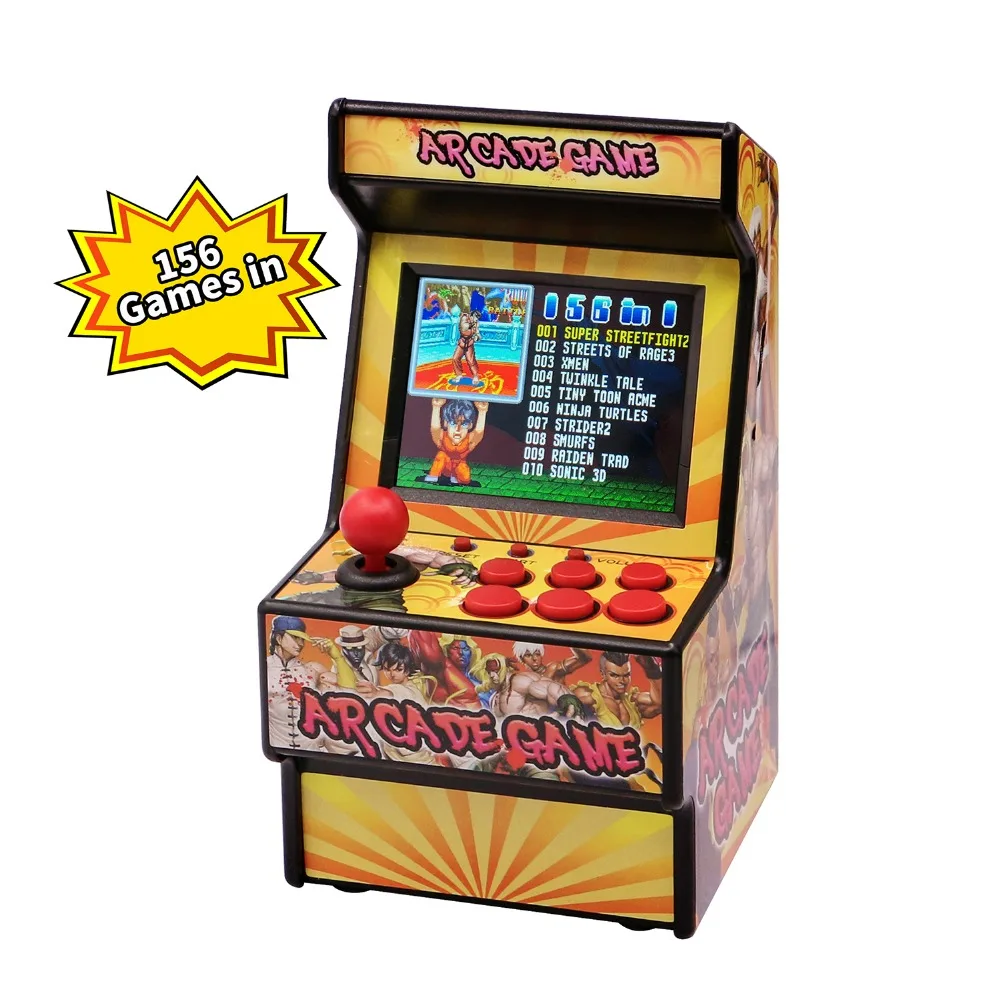 Ретро мини аркадная портативная игровая консоль 2 8 &quot16 бит игровой плеер