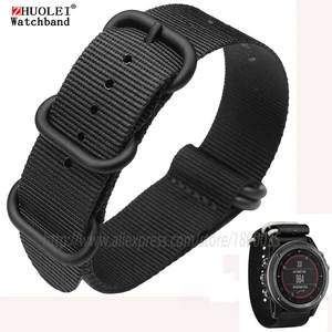 Ремешок нейлоновый для наручных часов garmin fenix 3, браслет армейского зеленого цвета с 5 кольцами и 2 шт. в подарок