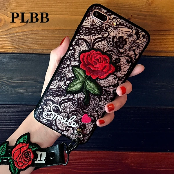Модный чехол PLBB для девочек iPhone 6 6S Plus 7 8 X жесткие чехлы телефона из поликарбоната