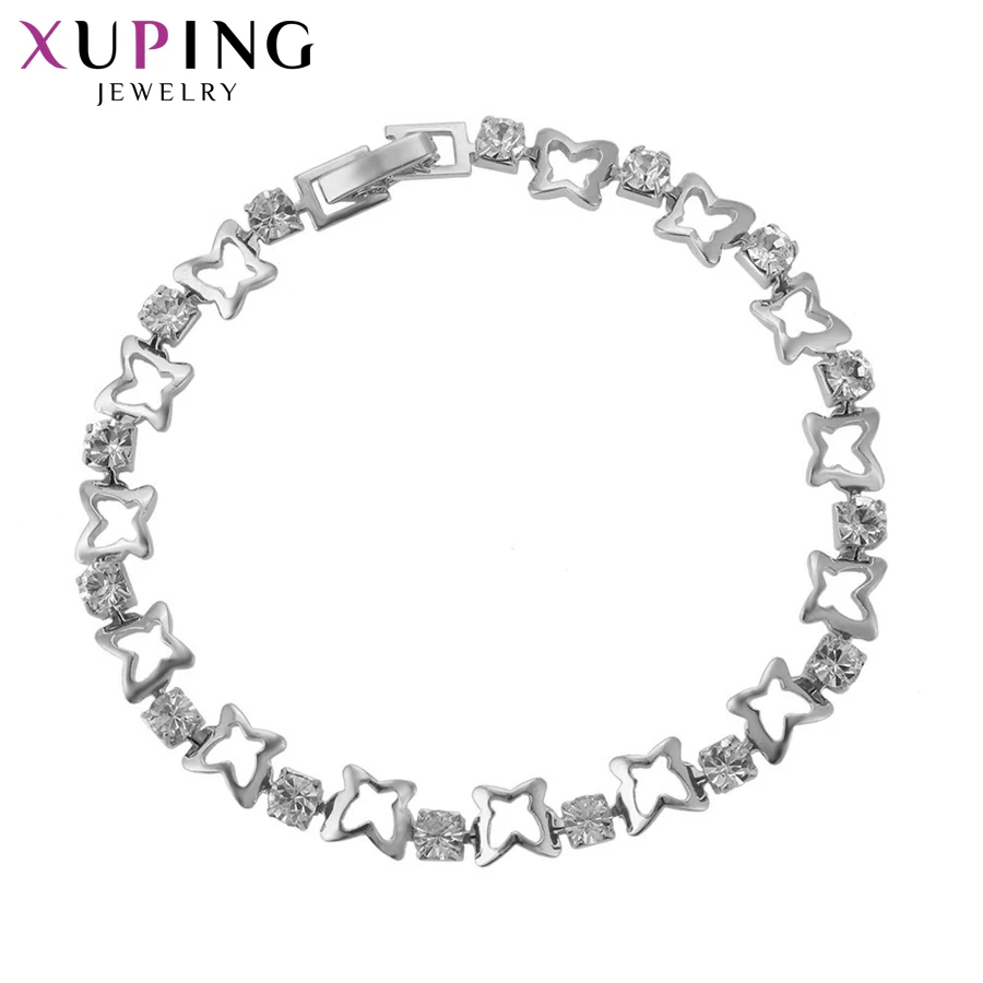 Xuping European Style Fashion Bracelets Charm Women Girls Imitation Jewelry Party Gifts 75088 | Украшения и аксессуары