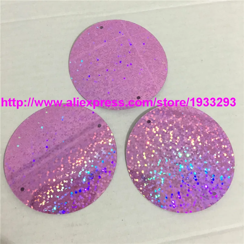 20 шт. лазерные большие круглые Блестки 55 мм ПВХ Плоские Artesanatos аксессуары с 2