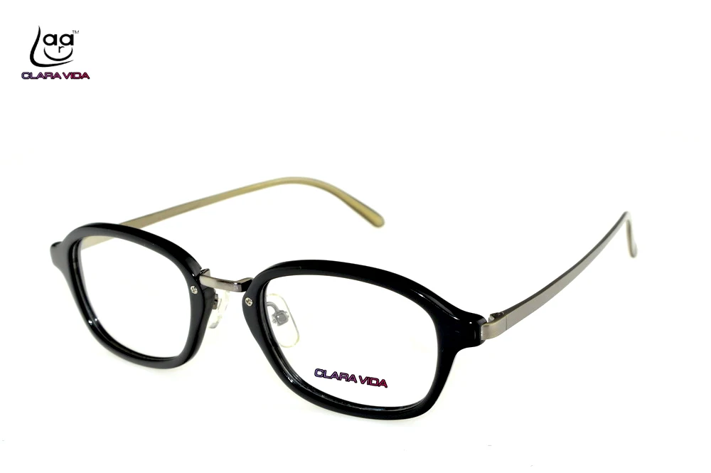 Gafas Clear Vida ручной работы овальные ретро с дужками из алюминиевого магниевого
