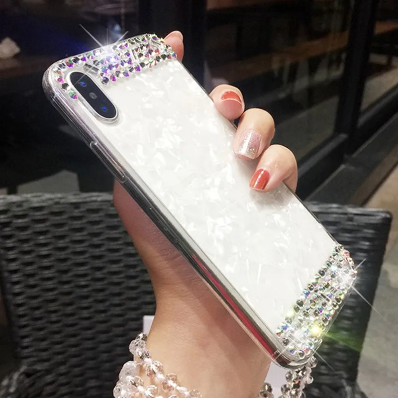 Для Huawei P20 lite Nova 3e 3 чехлы для телефонов мягкий бампер текстура горный хрусталь