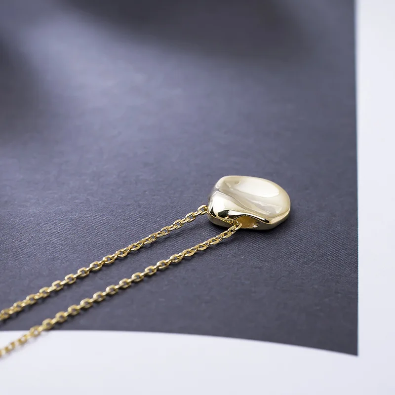 Необычное круглое ожерелье с подвеской серебро 100% пробы|Цепочки| |