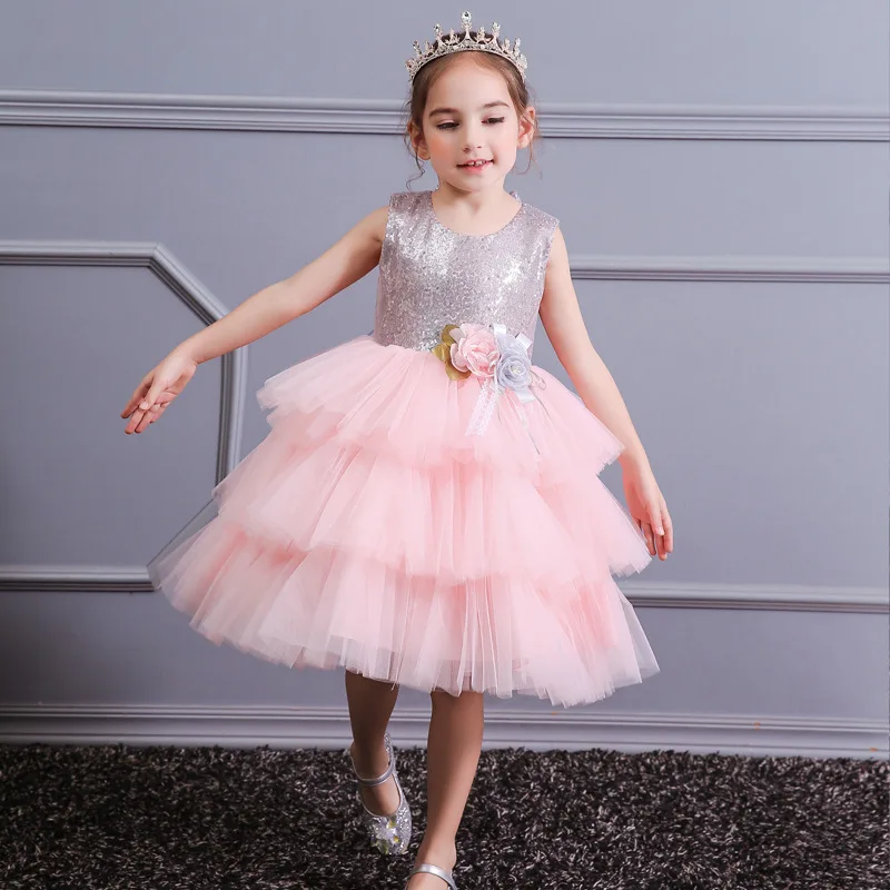 Детские платья для девочек от 4 до 12 лет вечернее платье на день рождения