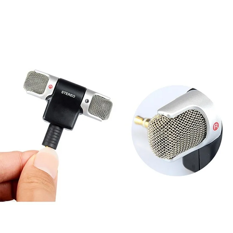 Профессиональный стерео внешний микрофон двойной беспроводной Запись с очень