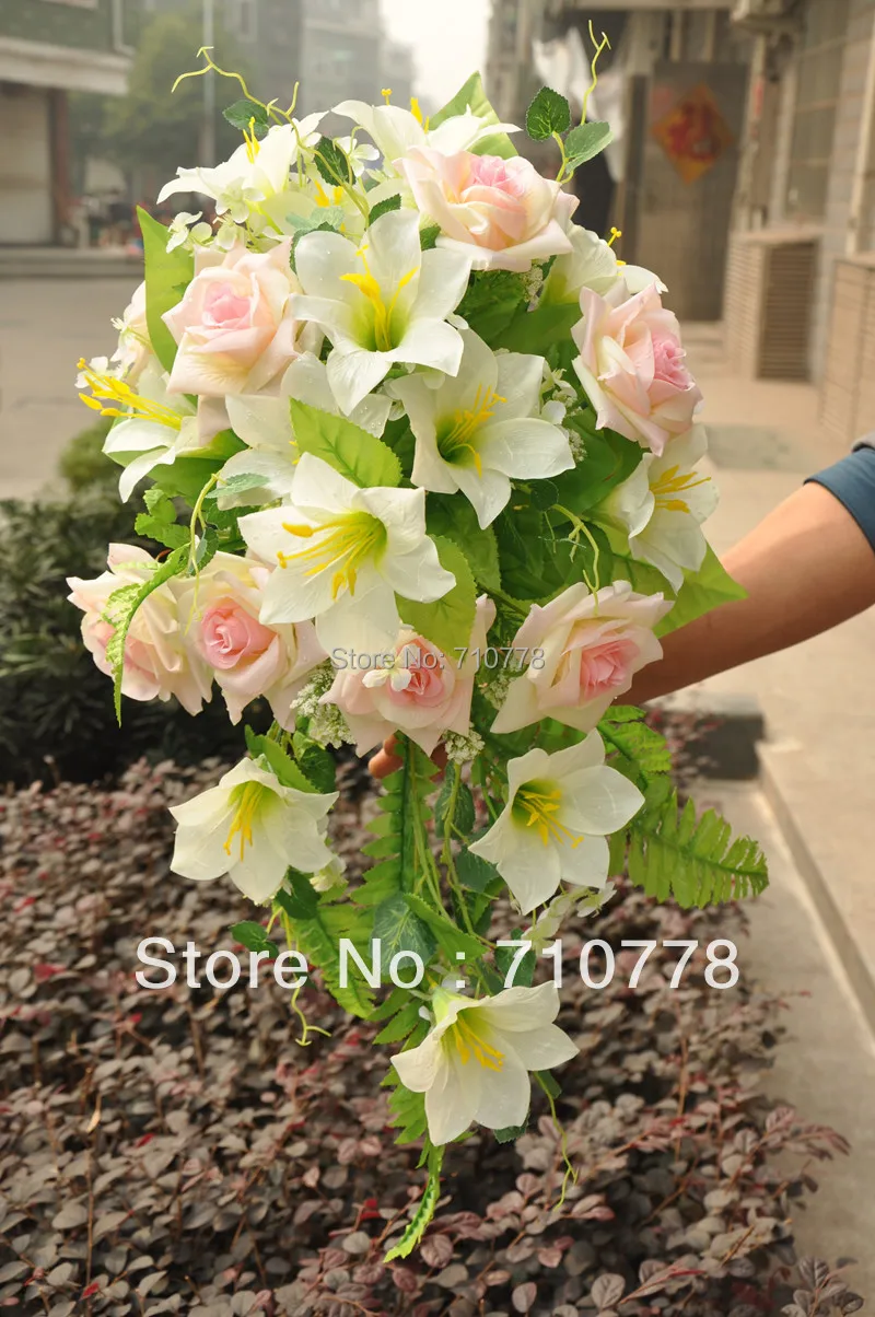 Свадебный букет из искусственной ткани шелковые цветы поставщик украшение