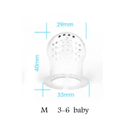 Nipple M Fresh Fruit Food Kids Nipple Feeding Safe Milk Feeder Baby Pacifier Bottles Nipple Teat Nibbler Drop Shipping Feeding Pacifier - Цвет: Nipple M
