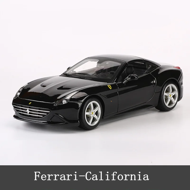 California Bbuargo Ferrari 1:24 имитация сплава супер Игрушечная модель автомобиля 34 стиля для с управлением на рулевом колесе переднее рулевое колесо игрушечный автомобиль - Цвет: California