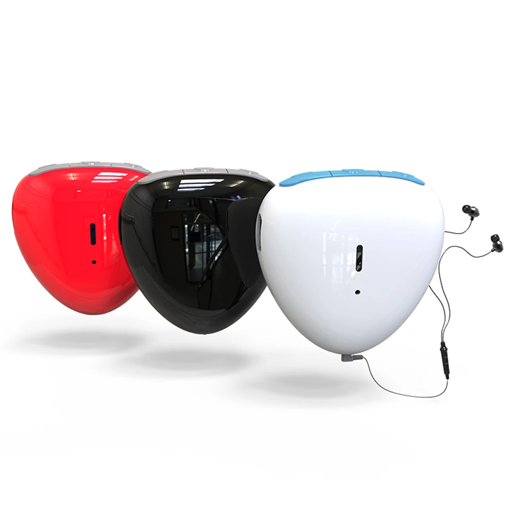 

Bluetooth-приемник громкой связи в форме сердца, портативный беспроводной музыкальный адаптер для проводных наушников с зажимом и дистанционны...