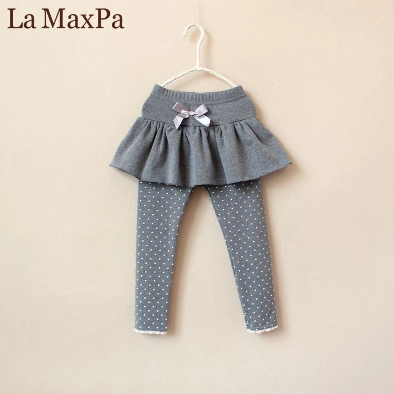 La MaxPa Girl Leggings Skirt-pants Children Cute Cake Skirt Baby Winter Warm Cotton Kids For 2-8 | Детская одежда и обувь
