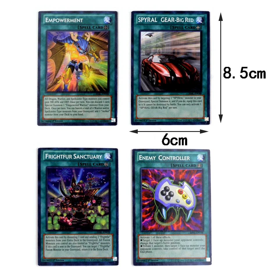 40 шт./компл. английский Yugioh карты с тонкой металлической коробке коллекция Yu-Gi-Oh