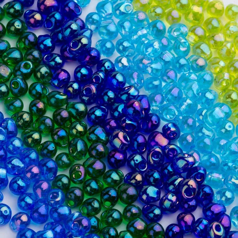 Taidian 3,4 мм падение Miyuki Seedbeads набор «сделай сам» для вечерние платье аксессуары 3/5 г/лот Непрозрачный Бирюзовый светло-голубой Пикассо DP4514